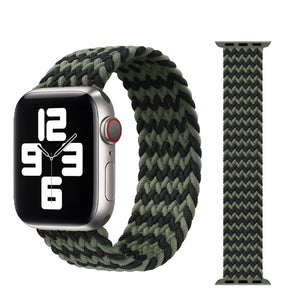 Braided Solo Loop For Apple Watch Band 44mm 40mm 38mm 42mm Fabric Nylon Elastic Belt Bracelet iWatch Series 3 4 5 Se 6 Strap