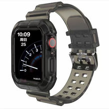 โหลดภาพลงในคลังภาพผู้ชม Newest Sport Strap for Apple Watch Band  Series 6 1 2 3 4 5 silicone Transparent  for Iwatch 5 4 Strap 38mm 40mm 42mm 44mm wirst
