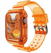 โหลดภาพลงในคลังภาพผู้ชม Newest Sport Strap for Apple Watch Band  Series 6 1 2 3 4 5 silicone Transparent  for Iwatch 5 4 Strap 38mm 40mm 42mm 44mm wirst
