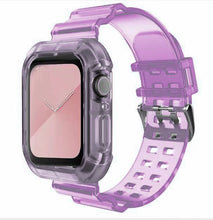 โหลดภาพลงในคลังภาพผู้ชม Newest Sport Strap for Apple Watch Band  Series 6 1 2 3 4 5 silicone Transparent  for Iwatch 5 4 Strap 38mm 40mm 42mm 44mm wirst
