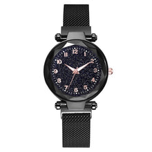 Load image into Gallery viewer, Ladies Magnetic Starry Sky Clock Luxury Women Watches Fashion Diamond Female Quartz Wristwatches Relogio Feminino Zegarek Damski
