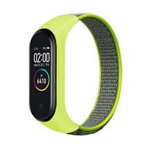 Load image into Gallery viewer, Bracelet for mi band 5 6 Strap Nylon Sport loop watch Belt pulsera correa Miband strap Wristband for xiaomi Mi band 4 3 Bracelet
