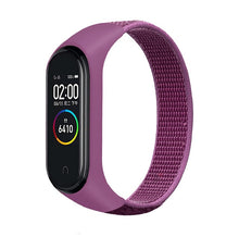 Load image into Gallery viewer, Bracelet for mi band 5 6 Strap Nylon Sport loop watch Belt pulsera correa Miband strap Wristband for xiaomi Mi band 4 3 Bracelet
