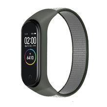 Load image into Gallery viewer, Bracelet for mi band 5 6 Strap Nylon Sport loop watch Belt pulsera correa Miband strap Wristband for xiaomi Mi band 4 3 Bracelet
