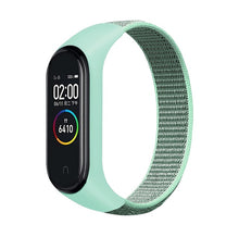 Load image into Gallery viewer, Bracelet for mi band 5 6 Strap Nylon Sport loop watch Belt pulsera correa Miband strap Wristband for xiaomi Mi band 4 3 Bracelet
