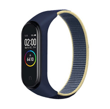 Load image into Gallery viewer, Bracelet for mi band 5 6 Strap Nylon Sport loop watch Belt pulsera correa Miband strap Wristband for xiaomi Mi band 4 3 Bracelet
