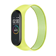 Load image into Gallery viewer, Bracelet for mi band 5 6 Strap Nylon Sport loop watch Belt pulsera correa Miband strap Wristband for xiaomi Mi band 4 3 Bracelet
