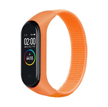 Load image into Gallery viewer, Bracelet for mi band 5 6 Strap Nylon Sport loop watch Belt pulsera correa Miband strap Wristband for xiaomi Mi band 4 3 Bracelet
