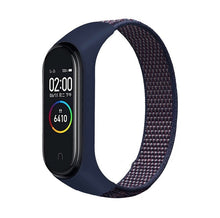 Load image into Gallery viewer, Bracelet for mi band 5 6 Strap Nylon Sport loop watch Belt pulsera correa Miband strap Wristband for xiaomi Mi band 4 3 Bracelet
