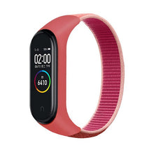 Load image into Gallery viewer, Bracelet for mi band 5 6 Strap Nylon Sport loop watch Belt pulsera correa Miband strap Wristband for xiaomi Mi band 4 3 Bracelet
