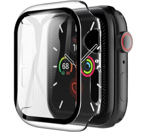 Cover for apple watch case 44mm 40mm 38mm 42mm iwatch case screen protector bumper Tempered Glass apple watch series 6 se 5 4 3