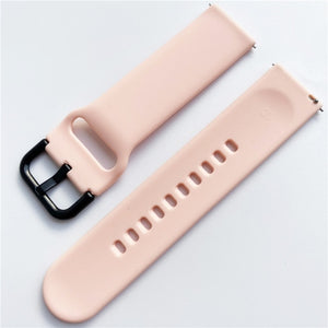 20mm 22mm Silicone Band for Samsung Galaxy Watch 3 42mm 46mm Active 2 Gear S2 S3 Strap Bracelet for Huawei Huami Amazfit Bip/GTS