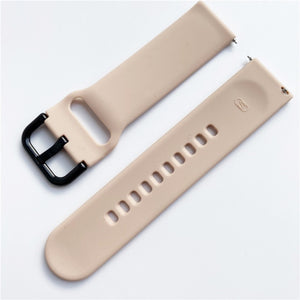 20mm 22mm Silicone Band for Samsung Galaxy Watch 3 42mm 46mm Active 2 Gear S2 S3 Strap Bracelet for Huawei Huami Amazfit Bip/GTS