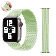 Load image into Gallery viewer, Braided Solo Loop For Apple Watch Band 44mm 40mm 38mm 42mm Fabric Nylon Elastic Belt Bracelet iWatch Series 3 4 5 Se 6 Strap
