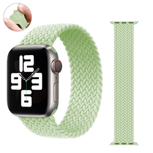 Braided Solo Loop For Apple Watch Band 44mm 40mm 38mm 42mm Fabric Nylon Elastic Belt Bracelet iWatch Series 3 4 5 Se 6 Strap