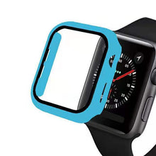 Load image into Gallery viewer, Glass+case For Apple Watch serie 6 5 4 3 SE 44mm 40mm iWatch Case 42mm 38mm bumper Screen Protector+cover apple watch Accessorie
