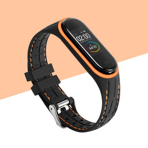 Silicone Smart watchband For Xiaomi Mi band 6 5 4 3 Sport belt For mi band 3/4/5 replacement bracelet for Amazfit band 5 strap