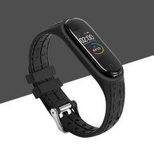 Load image into Gallery viewer, Silicone Smart watchband For Xiaomi Mi band 6 5 4 3 Sport belt For mi band 3/4/5 replacement bracelet for Amazfit band 5 strap
