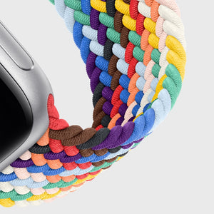 Braided Solo Loop For Apple Watch Band 44mm 40mm 38mm 42mm Fabric Nylon Elastic Belt Bracelet iWatch Series 3 4 5 Se 6 Strap