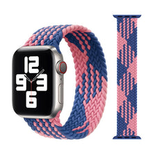 Load image into Gallery viewer, Braided Solo Loop For Apple Watch Band 44mm 40mm 38mm 42mm Fabric Nylon Elastic Belt Bracelet iWatch Series 3 4 5 Se 6 Strap
