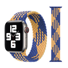 Load image into Gallery viewer, Braided Solo Loop For Apple Watch Band 44mm 40mm 38mm 42mm Fabric Nylon Elastic Belt Bracelet iWatch Series 3 4 5 Se 6 Strap
