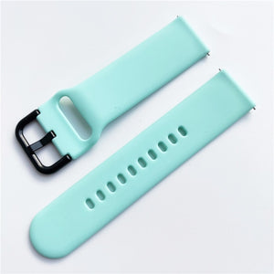 20mm 22mm Silicone Band for Samsung Galaxy Watch 3 42mm 46mm Active 2 Gear S2 S3 Strap Bracelet for Huawei Huami Amazfit Bip/GTS