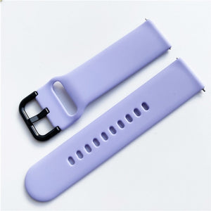 20mm 22mm Silicone Band for Samsung Galaxy Watch 3 42mm 46mm Active 2 Gear S2 S3 Strap Bracelet for Huawei Huami Amazfit Bip/GTS