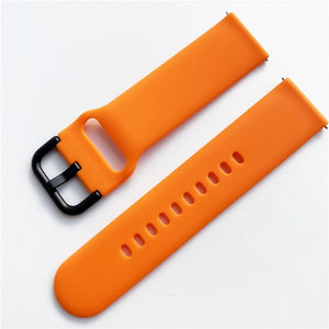 20mm 22mm Silicone Band for Samsung Galaxy Watch 3 42mm 46mm Active 2 Gear S2 S3 Strap Bracelet for Huawei Huami Amazfit Bip/GTS