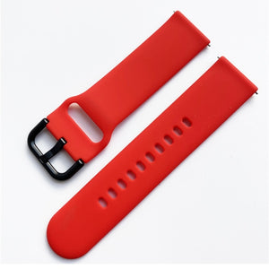 20mm 22mm Silicone Band for Samsung Galaxy Watch 3 42mm 46mm Active 2 Gear S2 S3 Strap Bracelet for Huawei Huami Amazfit Bip/GTS