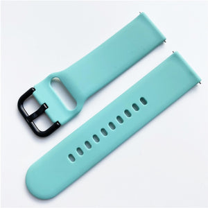 20mm 22mm Silicone Band for Samsung Galaxy Watch 3 42mm 46mm Active 2 Gear S2 S3 Strap Bracelet for Huawei Huami Amazfit Bip/GTS