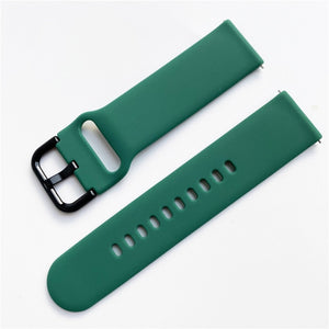 20mm 22mm Silicone Band for Samsung Galaxy Watch 3 42mm 46mm Active 2 Gear S2 S3 Strap Bracelet for Huawei Huami Amazfit Bip/GTS