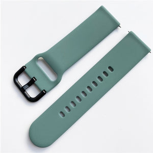 20mm 22mm Silicone Band for Samsung Galaxy Watch 3 42mm 46mm Active 2 Gear S2 S3 Strap Bracelet for Huawei Huami Amazfit Bip/GTS