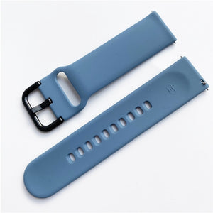 20mm 22mm Silicone Band for Samsung Galaxy Watch 3 42mm 46mm Active 2 Gear S2 S3 Strap Bracelet for Huawei Huami Amazfit Bip/GTS