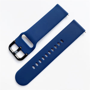 20mm 22mm Silicone Band for Samsung Galaxy Watch 3 42mm 46mm Active 2 Gear S2 S3 Strap Bracelet for Huawei Huami Amazfit Bip/GTS