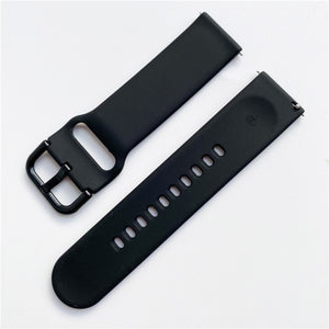 20mm 22mm Silicone Band for Samsung Galaxy Watch 3 42mm 46mm Active 2 Gear S2 S3 Strap Bracelet for Huawei Huami Amazfit Bip/GTS