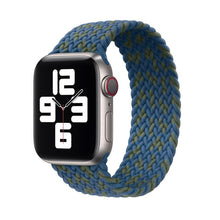 Load image into Gallery viewer, Solo Nylon Braid Strap for Apple Watch Band 6 se 5 4 3 44mm 40mm 38mm 42mm Elastic Sports Bracelet for IWatch Series 6 5 4 3 2 1
