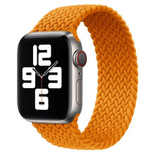 Load image into Gallery viewer, Solo Nylon Braid Strap for Apple Watch Band 6 se 5 4 3 44mm 40mm 38mm 42mm Elastic Sports Bracelet for IWatch Series 6 5 4 3 2 1
