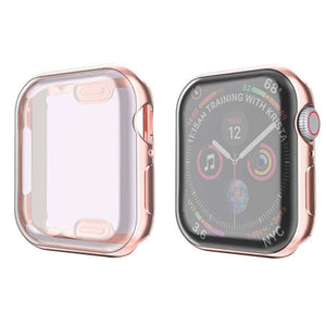 Screen Protector For Apple Watch 6 case 44MM 40MM Full TPU bumper Iwatch Cover 42mm 38MM accessories for iwatch series 5 4 3 2 1